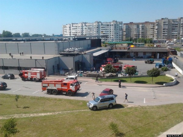 Пожежа в  гіпермаркеті «Там Там». ФОТО